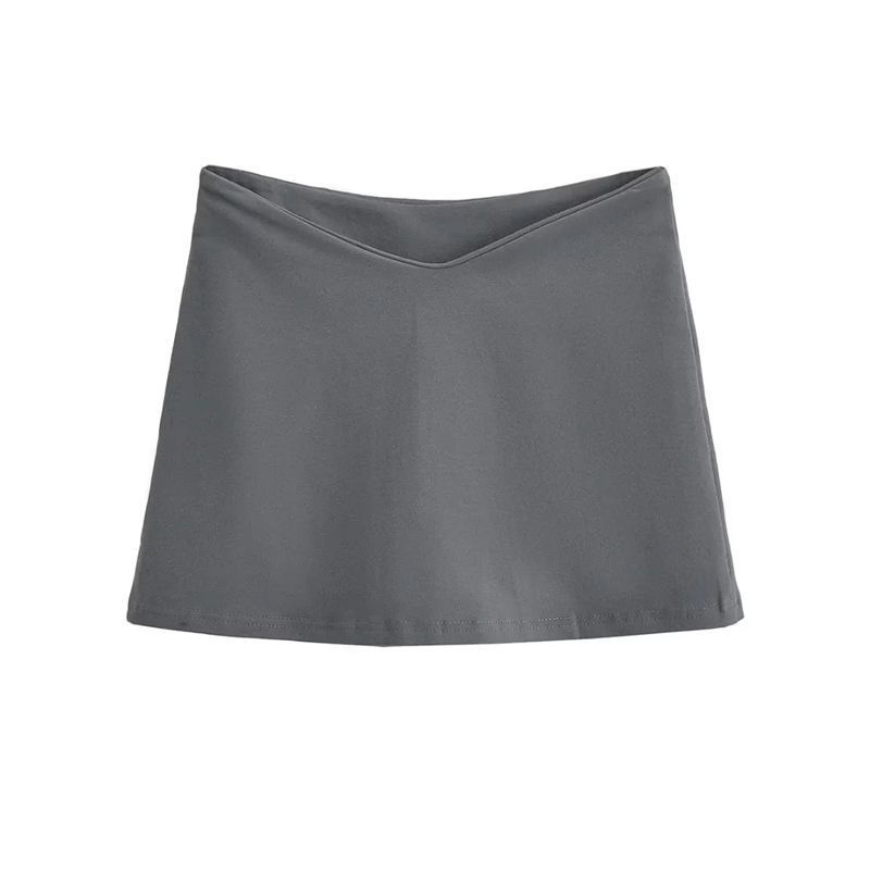 Sweet Hot Girl Design Low V Waist Slim Slimming Mini Skirt